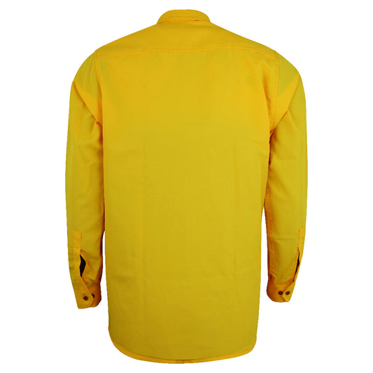 Carnival Fantasy 80s & 90s Costume | Fluorescent Yellow Shirt – Men | Size 2XL | Carnival Outfit | Fancy Dress