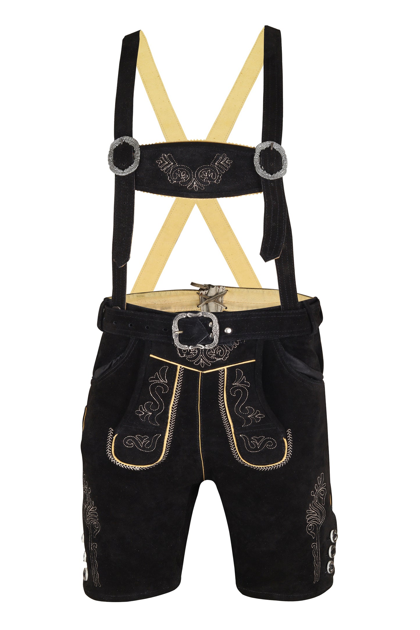 Lederhose Jup – black cow leather