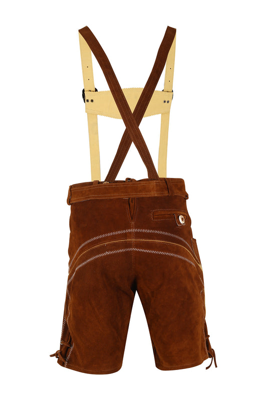 Oktoberfest Original cow lederhose Edelweiß