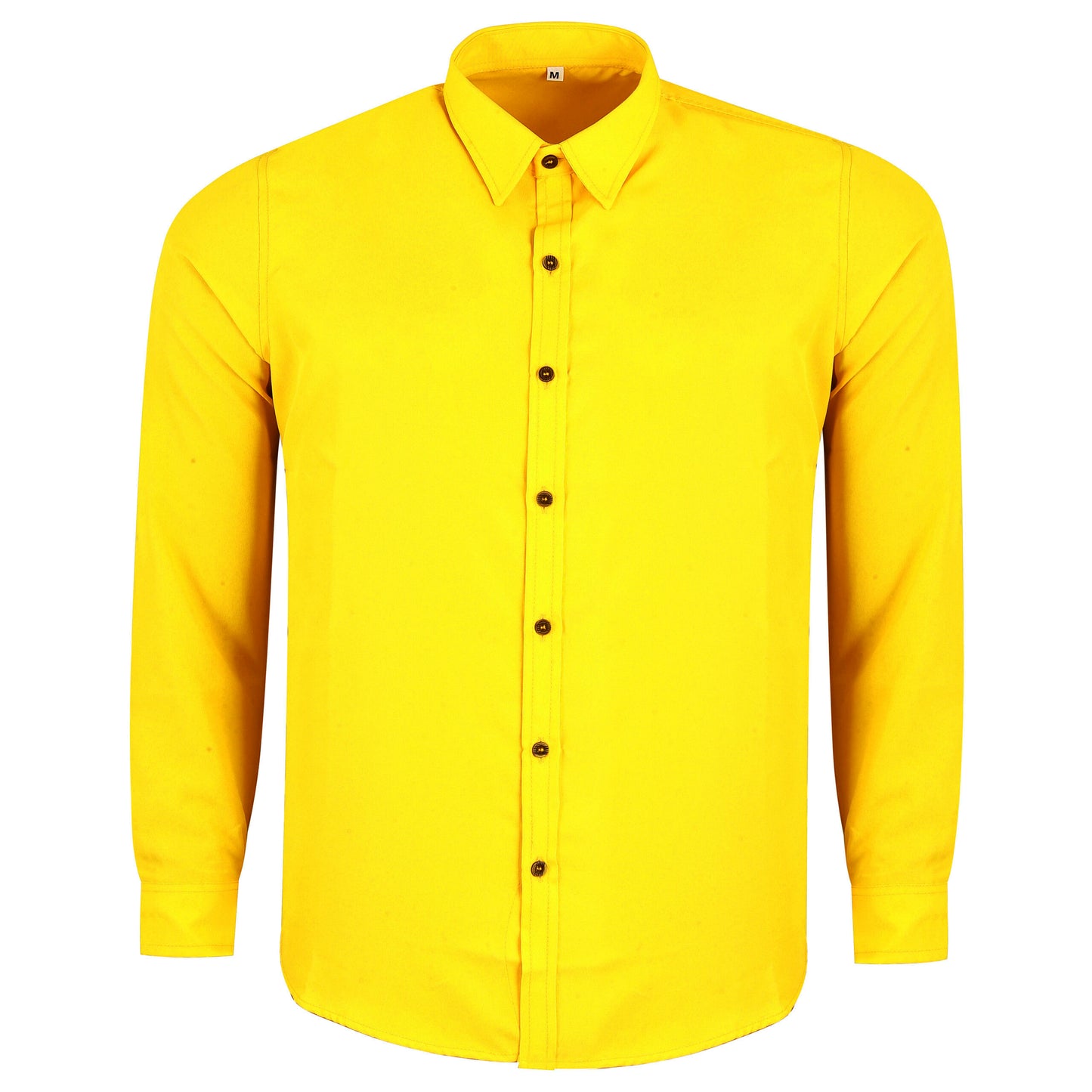 Carnival Fantasy 80s & 90s Costume | Fluorescent Yellow Shirt – Men | Size 2XL | Carnival Outfit | Fancy Dress