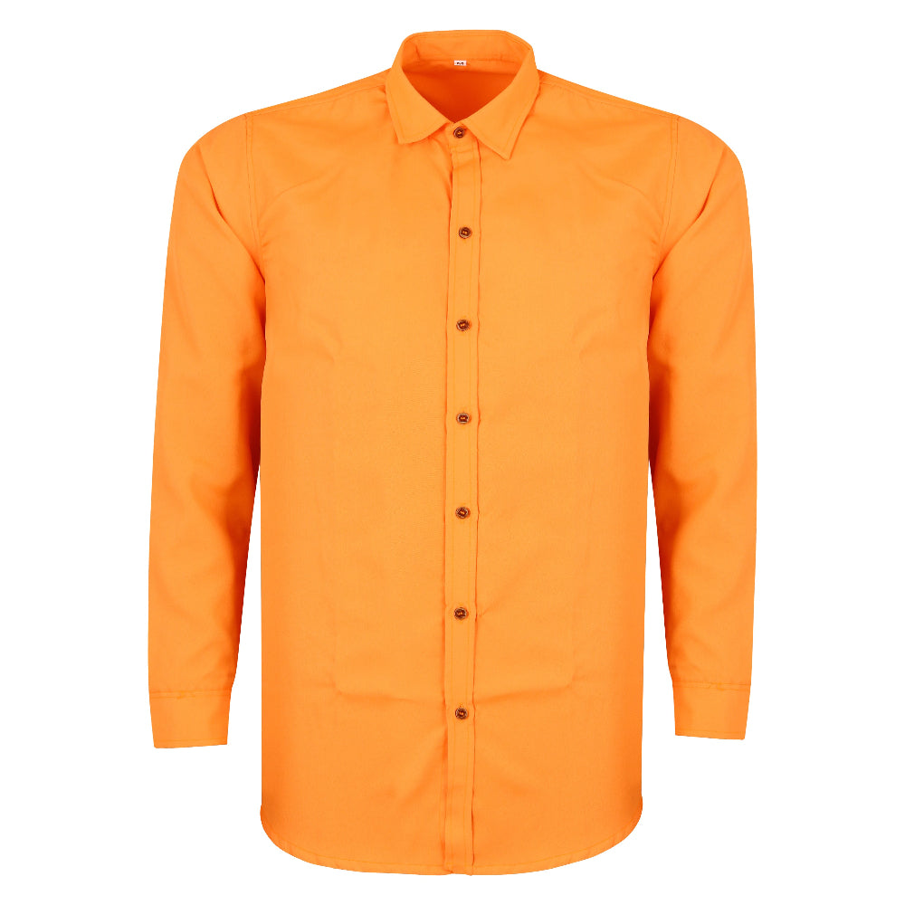 Carnival Fantasy – 80s & 90s Costume | Fluorescent Orange Shirt – Unisex Carnival Outfit | Fancy Dress