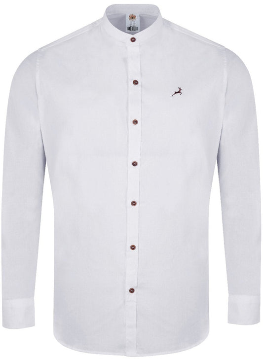 Men's White Oktoberfest Shirt – Bavarian Costume Shirt