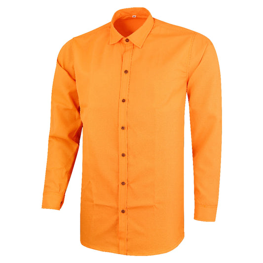 Carnival Fantasy – 80s & 90s Costume | Fluorescent Orange Shirt – Unisex Carnival Outfit | Fancy Dress