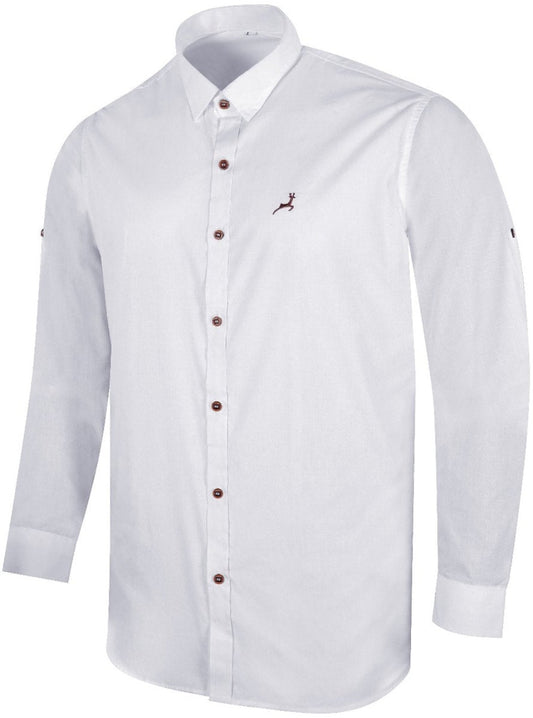 Men's White Oktoberfest Shirt – Bavarian Costume