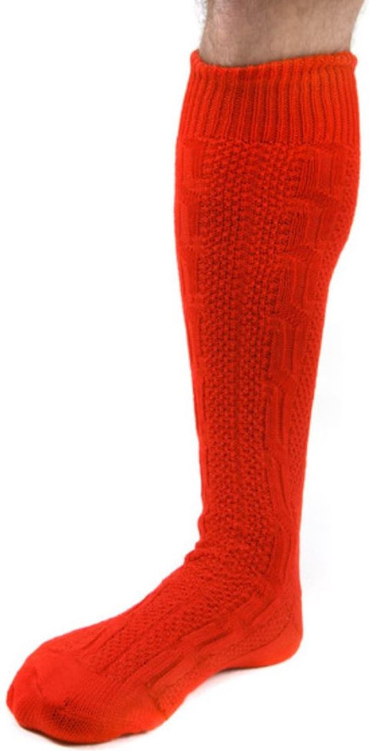 Traditional Trachten Socks – Premium Quality – Unisex- Red