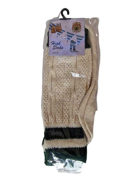 Alpine Oktoberfest Socks – White Green