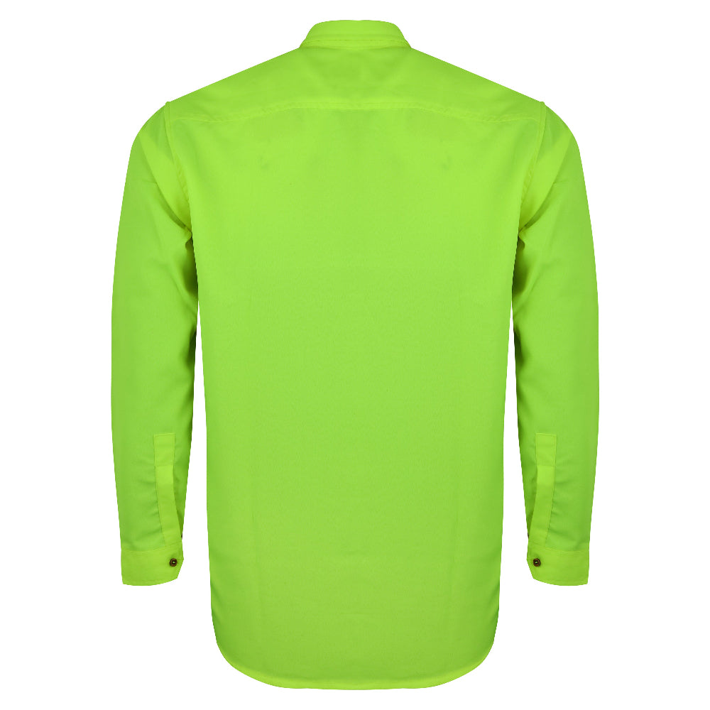 Carnival Fantasy 80s & 90s Costume | Fluorescent Green Shirt – Men | Size 2XL | Carnival Outfit | Fancy Dress- Unisex