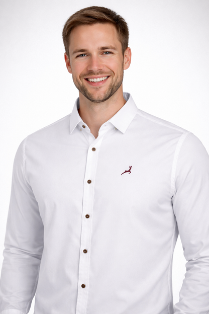 Men's White Oktoberfest Shirt – Bavarian Costume