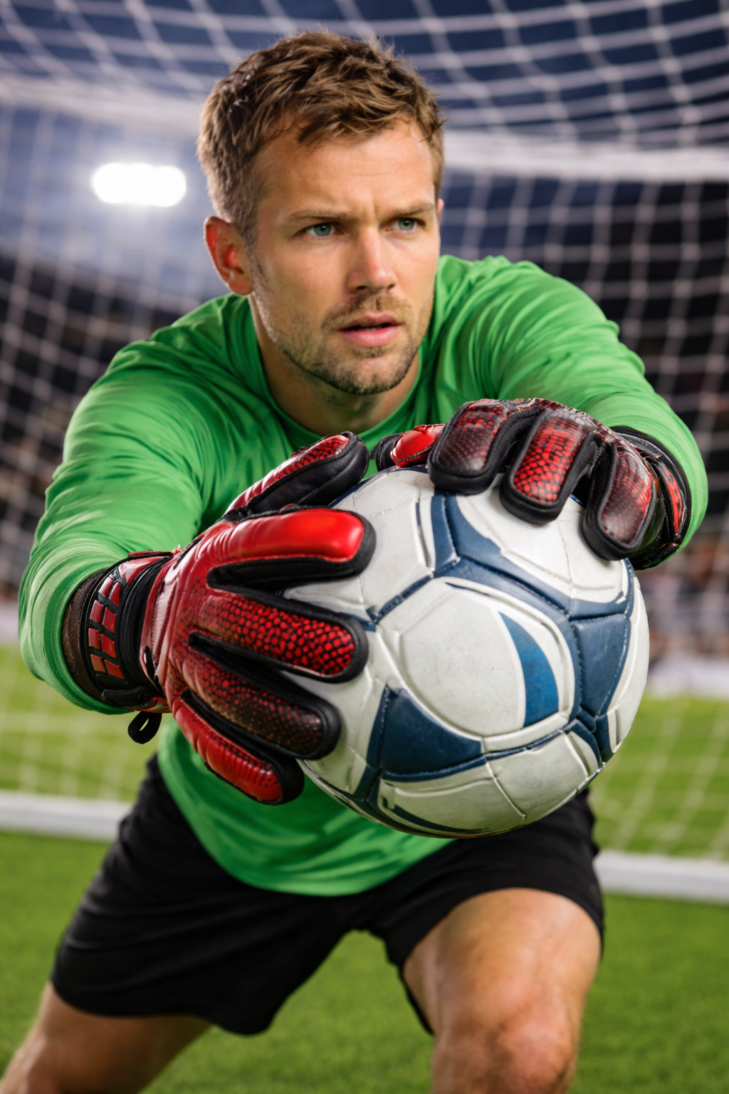 Adult Goalkeeper Gloves – Professional Soccer Gloves with Strong Grip