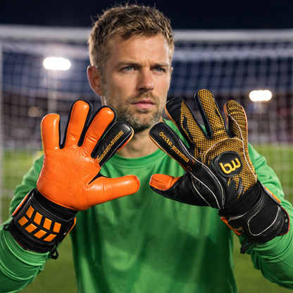Adult Goalkeeper Gloves – Professional Soccer Gloves with Strong Grip & Comfort