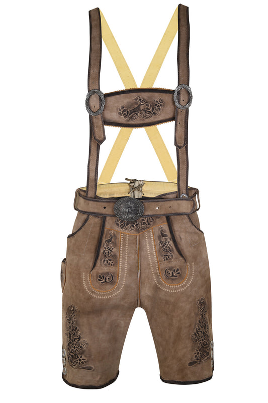 Lederhose Edelweiss Short