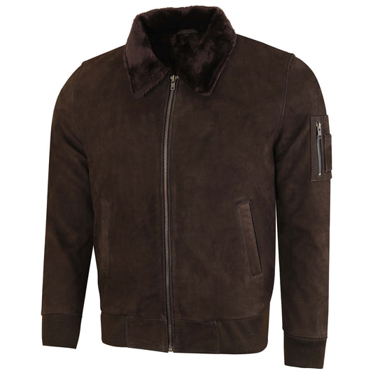 Nubuck Leather Jacket – Inside Finished with Fur Men’s/Women’s