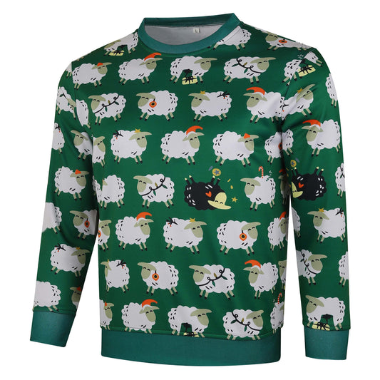 Christmas Sheep Sweatshirt – Funny Festive Pullover (Unisex)