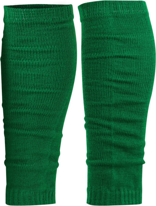 Green Leg Warmers – Acrylic – Standard Size – Must-Have for Carnival, Disco, Retro Party & 80s Look