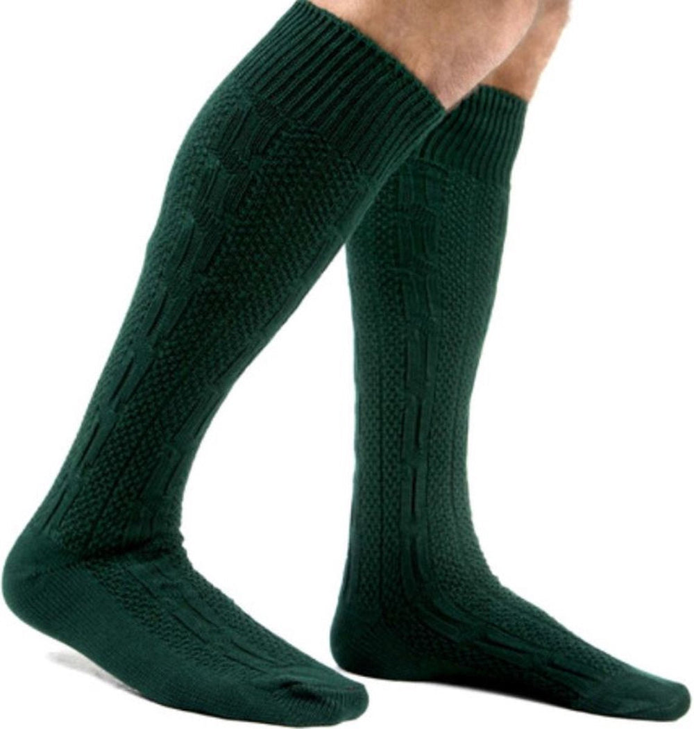 Traditional Trachten Socks – Premium Quality – Unisex- Green