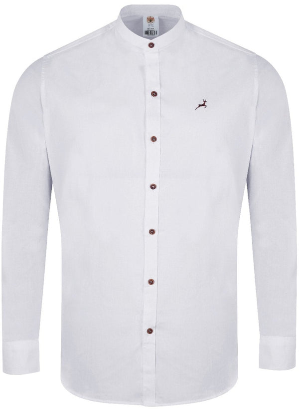Men's White Oktoberfest Shirt – Bavarian Costume Shirt