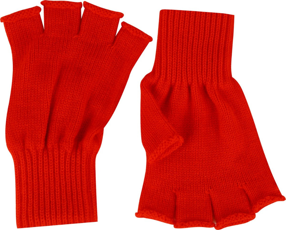 Fingerless Gloves – Theme Parties & Carnival – One Size Fits All – Red