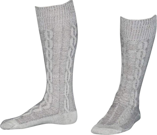 Traditional Trachten Socks – Premium Quality – Unisex - Jägerwol zilver