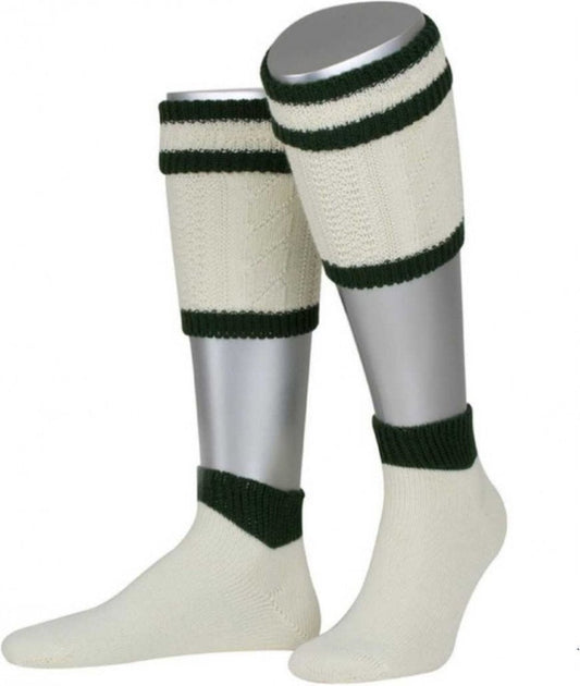 Alpine Oktoberfest Socks – White Green
